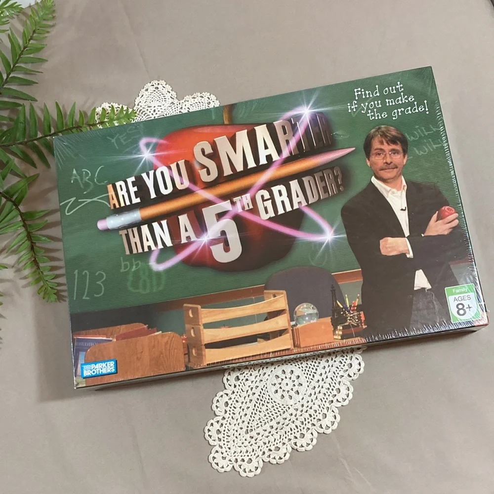 New Are You Smarter Than A 5th Grader Board Game 2007 Edition Jeff Foxworthy